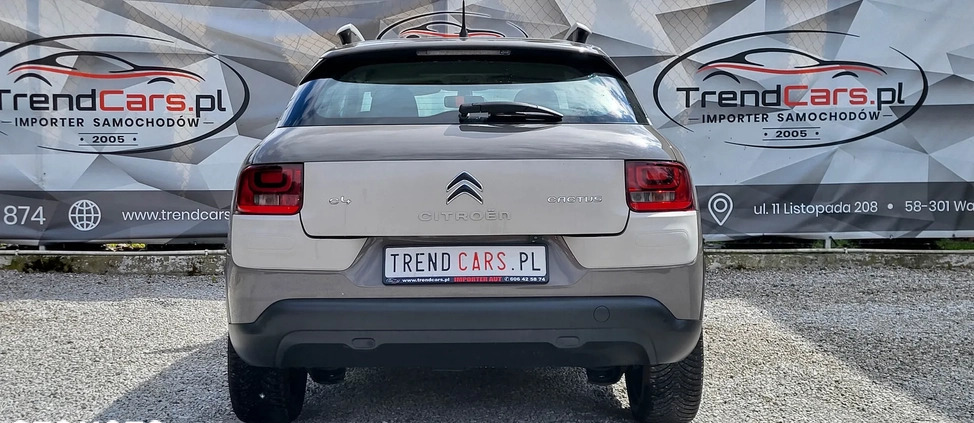 Citroen C4 Cactus cena 37990 przebieg: 175000, rok produkcji 2014 z Wałbrzych małe 352